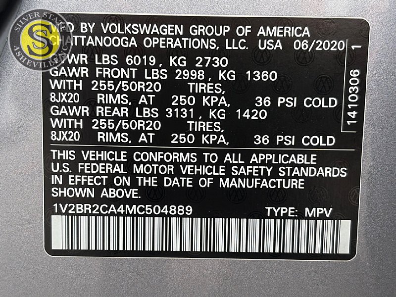 Used 2021 Volkswagen Atlas SEL AWD/4WD image 34