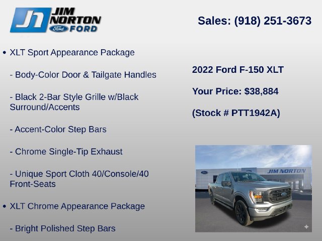 Used 2022 Ford F150 XLT w/ Equipment Group 302A High AWD/4WD image 16