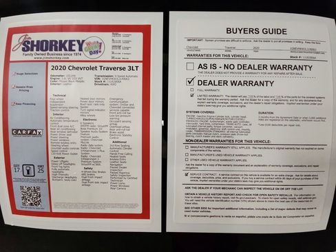 Used 2020 Chevrolet Traverse LT w/ LT Premium Package image 36