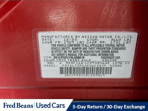 Used 2024 Nissan Kicks SR w/ SR Premium Package FWD image 37