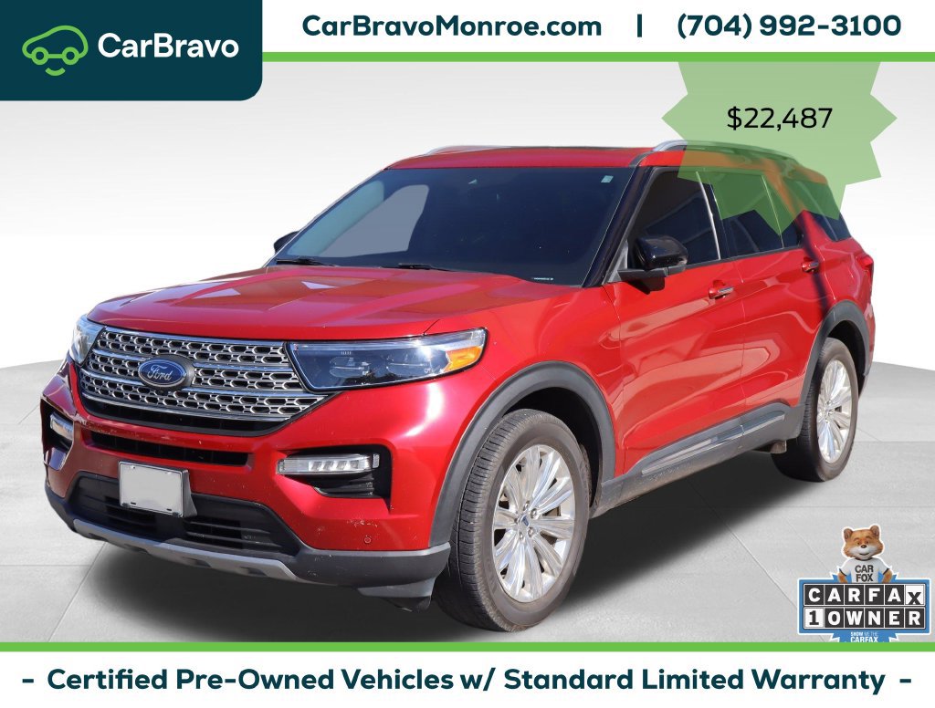 Used 2022 Ford Explorer Limited w/ Equipment Group 301A AWD/4WD image 2