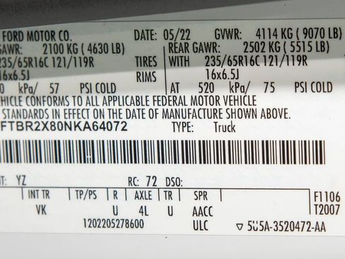 Used 2022 Ford Transit 250 148 High Roof AWD image 26