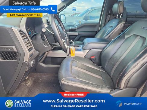 Used 2019 Ford F150 Platinum w/ Technology Package AWD/4WD image 9