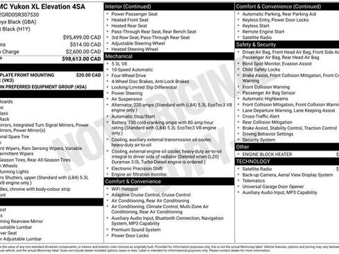 Used 2025 GMC Yukon XL Elevation AWD/4WD image 19