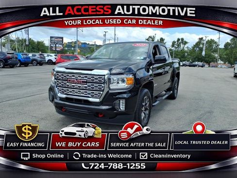 Used 2022 GMC Canyon AT4 w/ Driver Alert Package AWD/4WD image 3