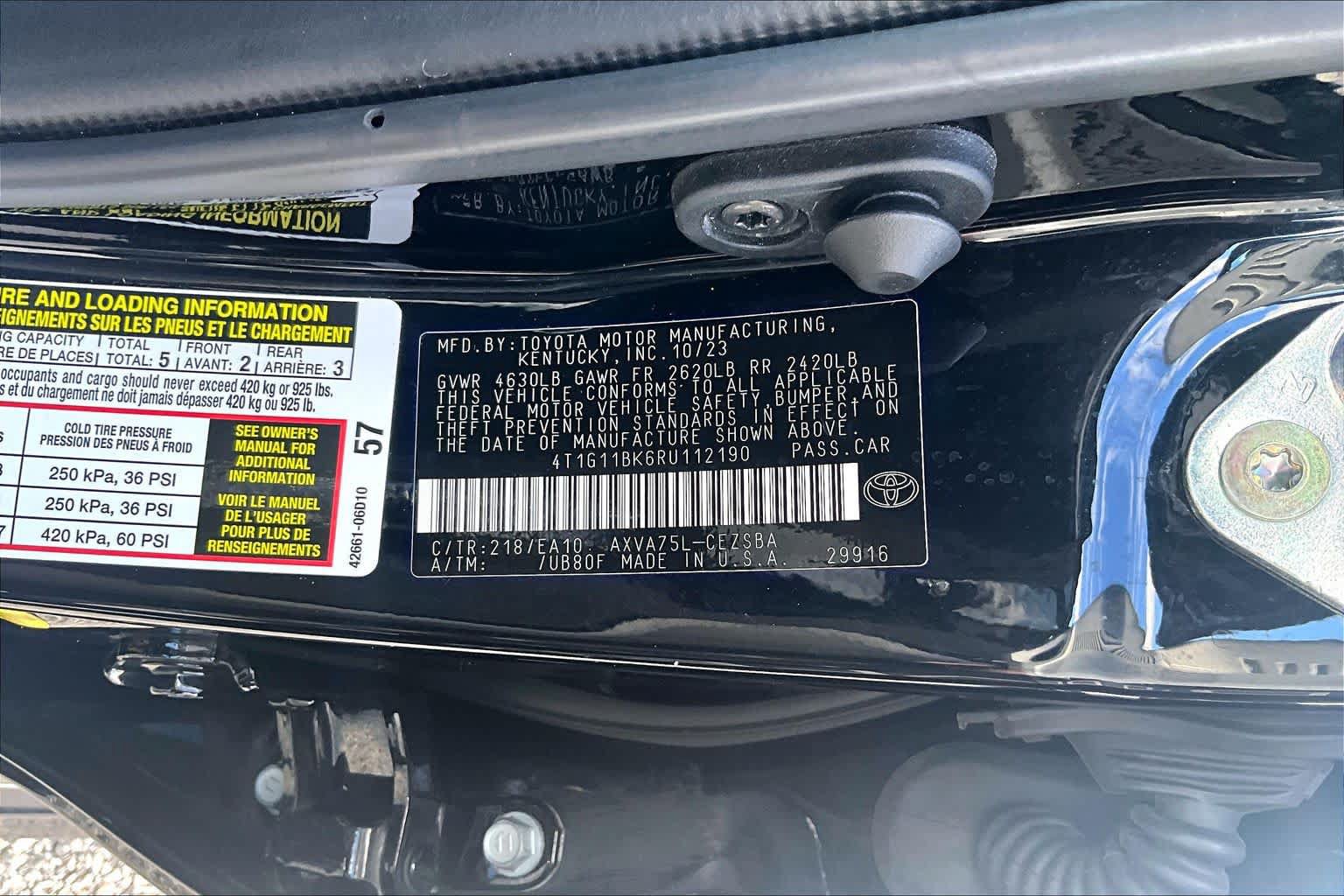 Used 2024 Toyota Camry SE AWD/4WD image 36