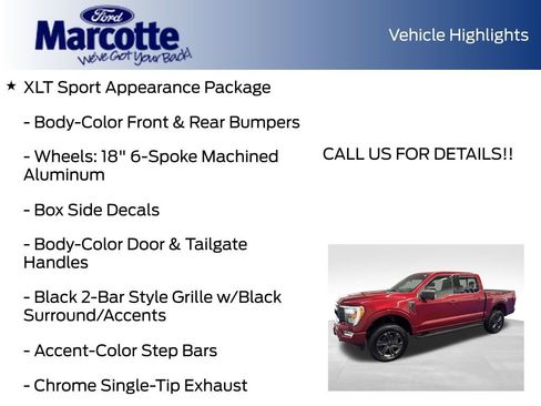 Certified 2021 Ford F150 XLT w/ Equipment Group 302A High AWD/4WD image 39