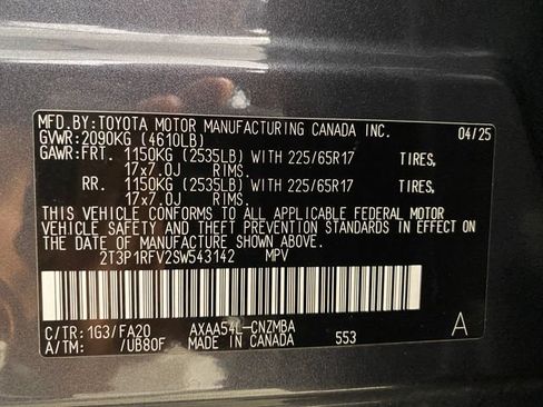 Certified 2025 Toyota RAV4 XLE AWD/4WD image 24