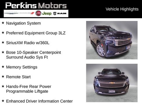 Used 2022 Chevrolet Tahoe High Country image 2