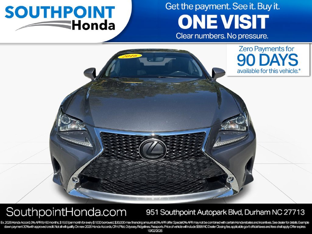 Used 2016 Lexus RC 300 AWD w/ Navigation System Package image 2