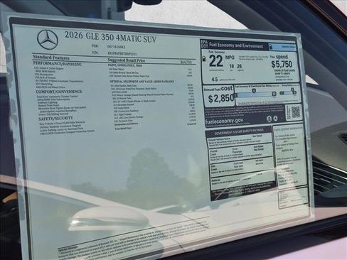 New 2026 Mercedes-Benz GLE 350 4MATIC image 18