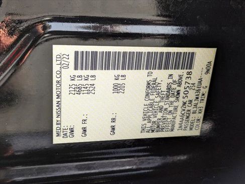 Used 2022 Nissan Maxima SV w/ Floor Mat Group image 21