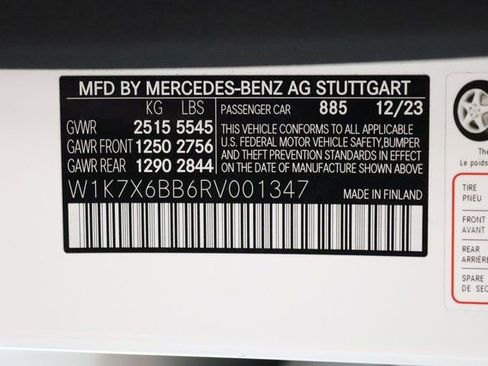 Certified 2024 Mercedes-Benz AMG GT 53 image 34