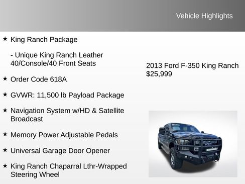 Used 2013 Ford F350 King Ranch image 16