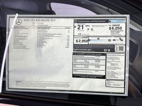 New 2026 Mercedes-Benz GLE 450 4MATIC image 18