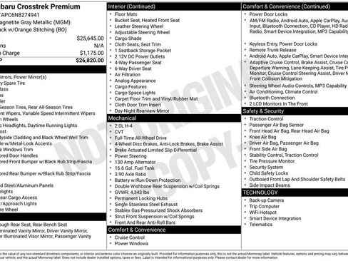 Used 2022 Subaru Crosstrek 2.0i Premium image 26