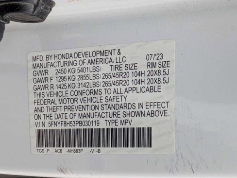 Certified 2023 Honda Passport EX-L image 35