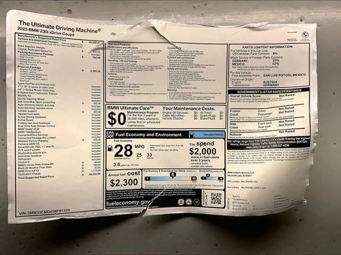 New 2025 BMW 230i xDrive Coupe w/ Premium Package image 12