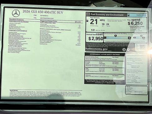 New 2026 Mercedes-Benz GLS 450 GLS 450 image 22