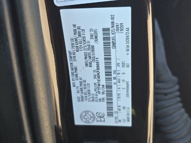 Used 2019 Ford F150 Lariat w/ Equipment Group 502A Luxury AWD/4WD image 35