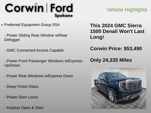 Used 2024 GMC Sierra 1500 Denali w/ Denali Reserve Package image 6