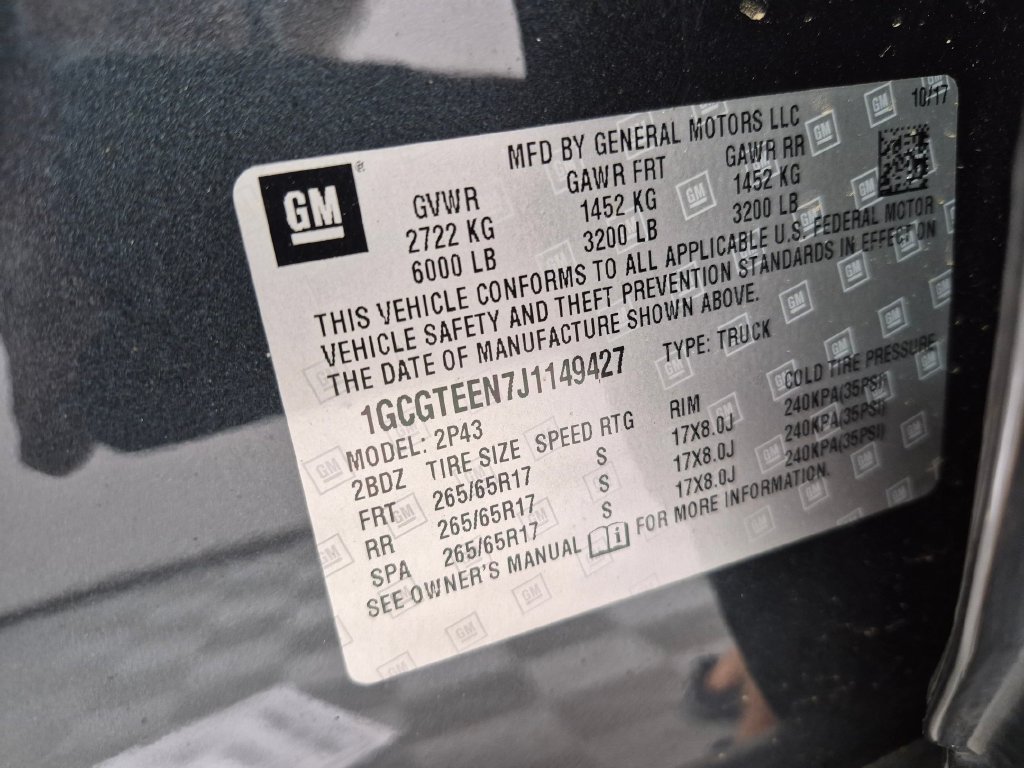 Used 2018 Chevrolet Colorado ZR2 AWD/4WD image 32