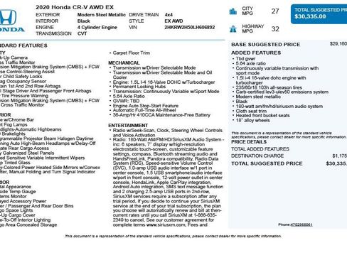 Used 2020 Honda CR-V EX image 3