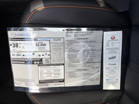 New 2026 MAZDA CX-50 2.5 Hybrid w/ Weather Package AWD/4WD image 35