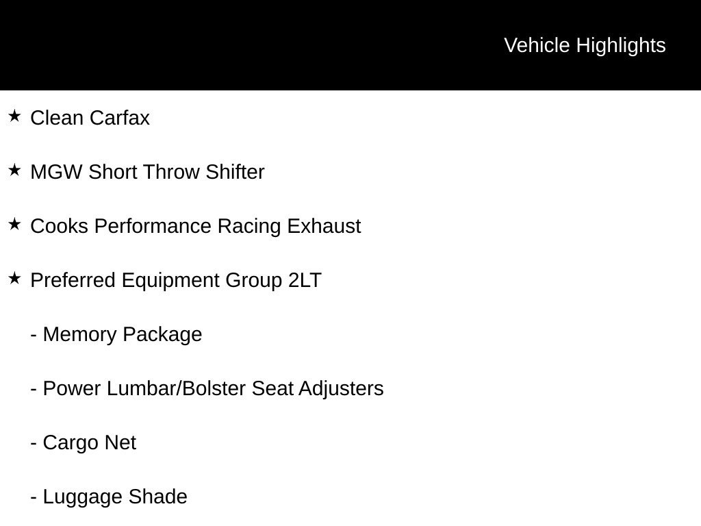 Used 2015 Chevrolet Corvette Stingray Coupe w/ 2LT Preferred Equipment Group RWD image 12