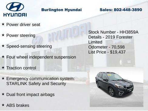Used 2019 Subaru Forester Limited AWD/4WD image 15