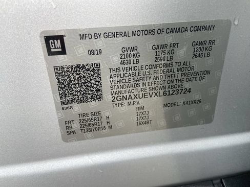 Certified 2020 Chevrolet Equinox LT AWD/4WD image 33