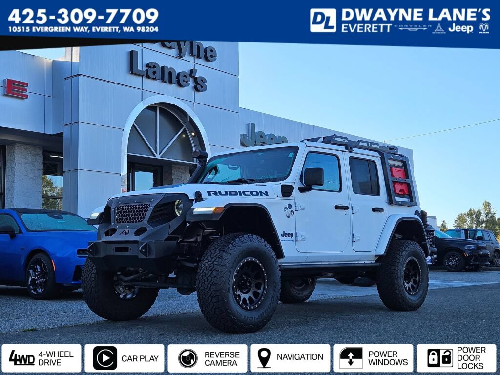 Used 2023 Jeep Wrangler Unlimited Rubicon 4xe w/ Steel Bumper Group AWD/4WD image 1