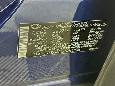 Used 2022 Hyundai Santa Fe SEL w/ Convenience + Premium Package FWD image 19