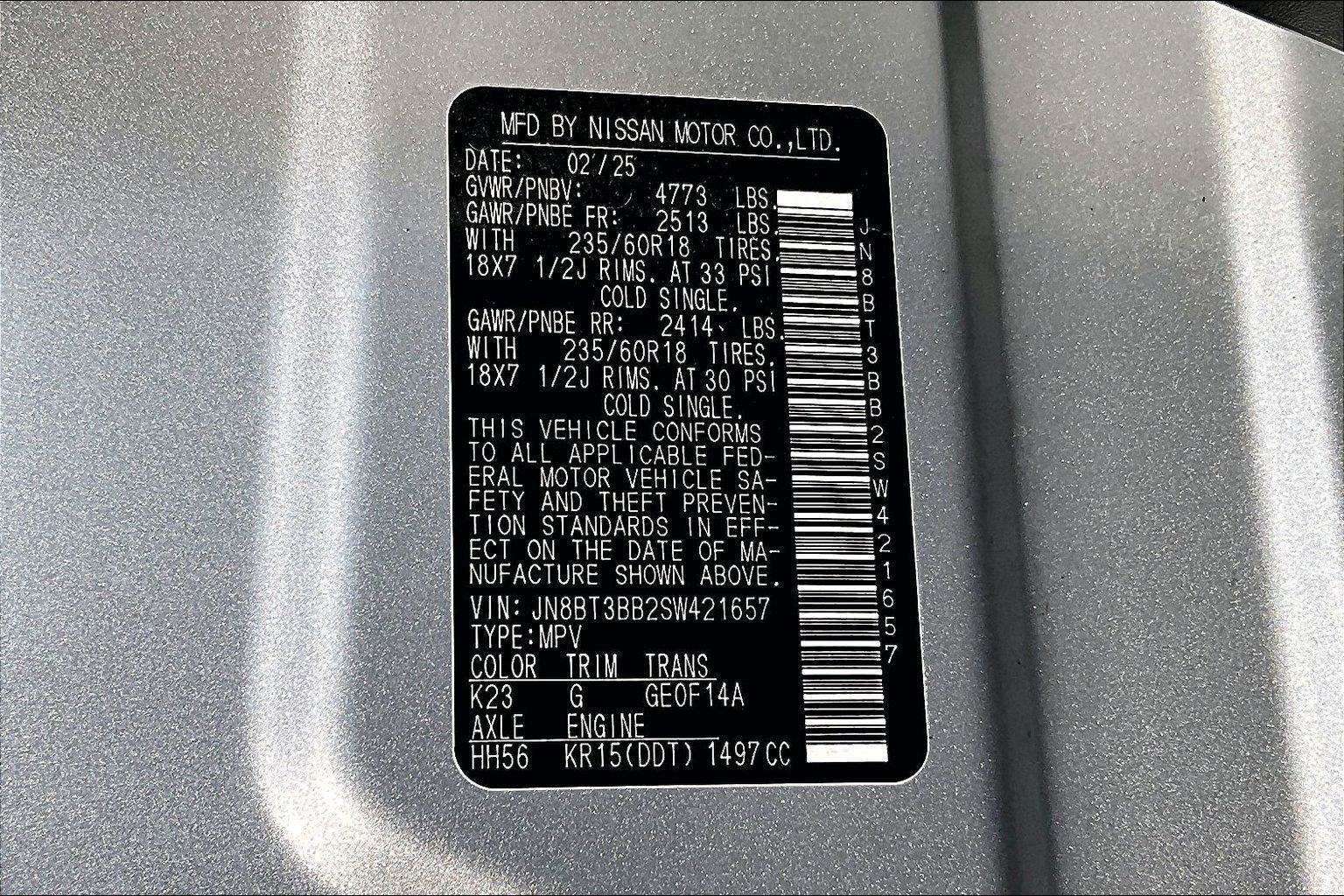 Used 2025 Nissan Rogue SV AWD/4WD image 20