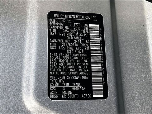 Used 2025 Nissan Rogue SV AWD/4WD image 20