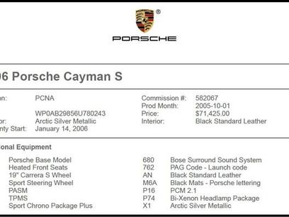 Used 2006 Porsche Cayman S