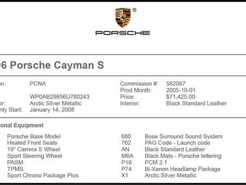 Used 2006 Porsche Cayman S image 1