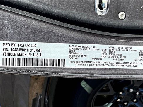New 2026 Jeep Grand Wagoneer Limited w/ Premium Group II AWD/4WD image 12