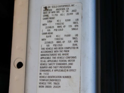 Used 2021 Ford F650 2WD Regular Cab Super Duty image 44
