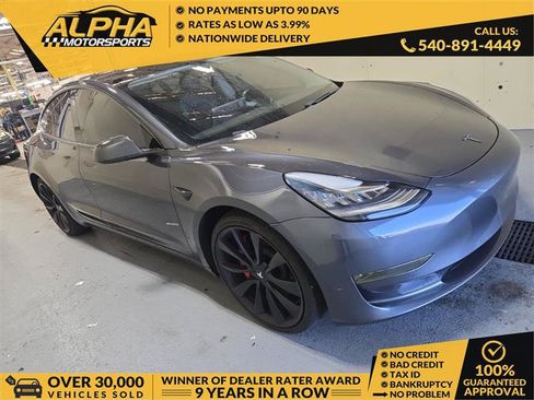 Used 2018 Tesla Model 3 Performance AWD/4WD image 1