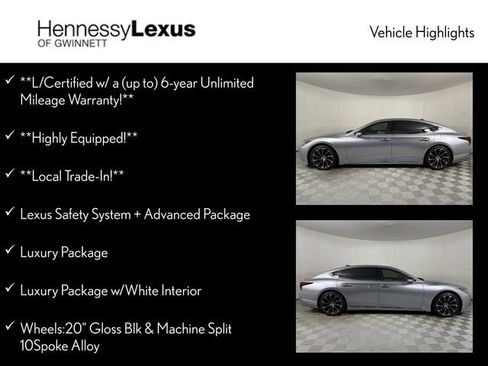 Used 2022 Lexus LS 500 w/ Luxury Package image 12