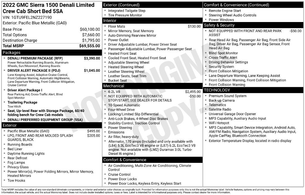 Used 2022 GMC Sierra 1500 Denali w/ Denali Premium Package AWD/4WD image 40