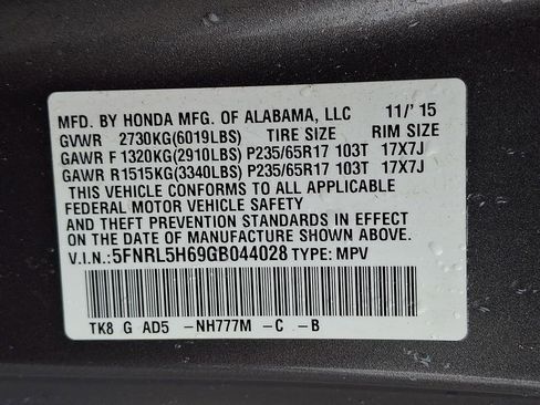 Used 2016 Honda Odyssey EX-L image 30