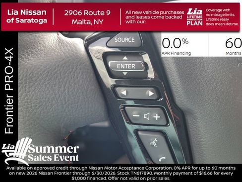 New 2026 Nissan Frontier PRO-4X w/ Pro-4x Convenience Package AWD/4WD image 19