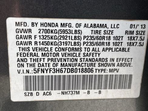 Used 2013 Honda Pilot EX-L image 33
