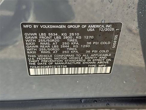 New 2026 Volkswagen Atlas Cross Sport SE image 20