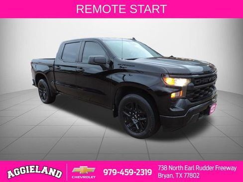 Used 2023 Chevrolet Silverado 1500 Custom w/ LPO, Dark Essentials Package image 1