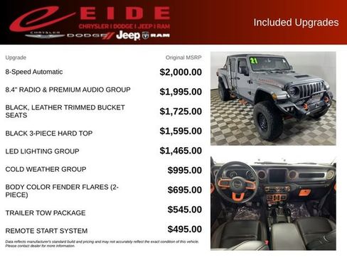 Used 2021 Jeep Gladiator Mojave AWD/4WD image 13
