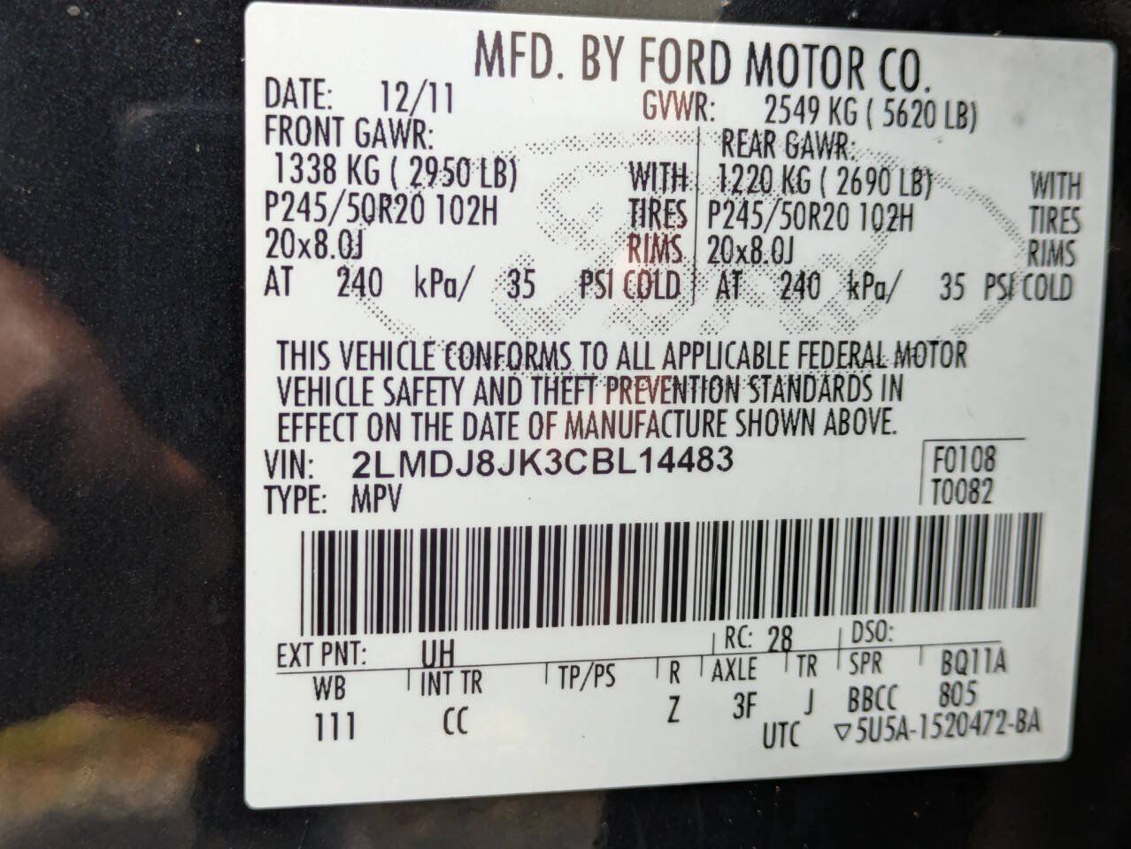 Used 2012 Lincoln MKX AWD image 37
