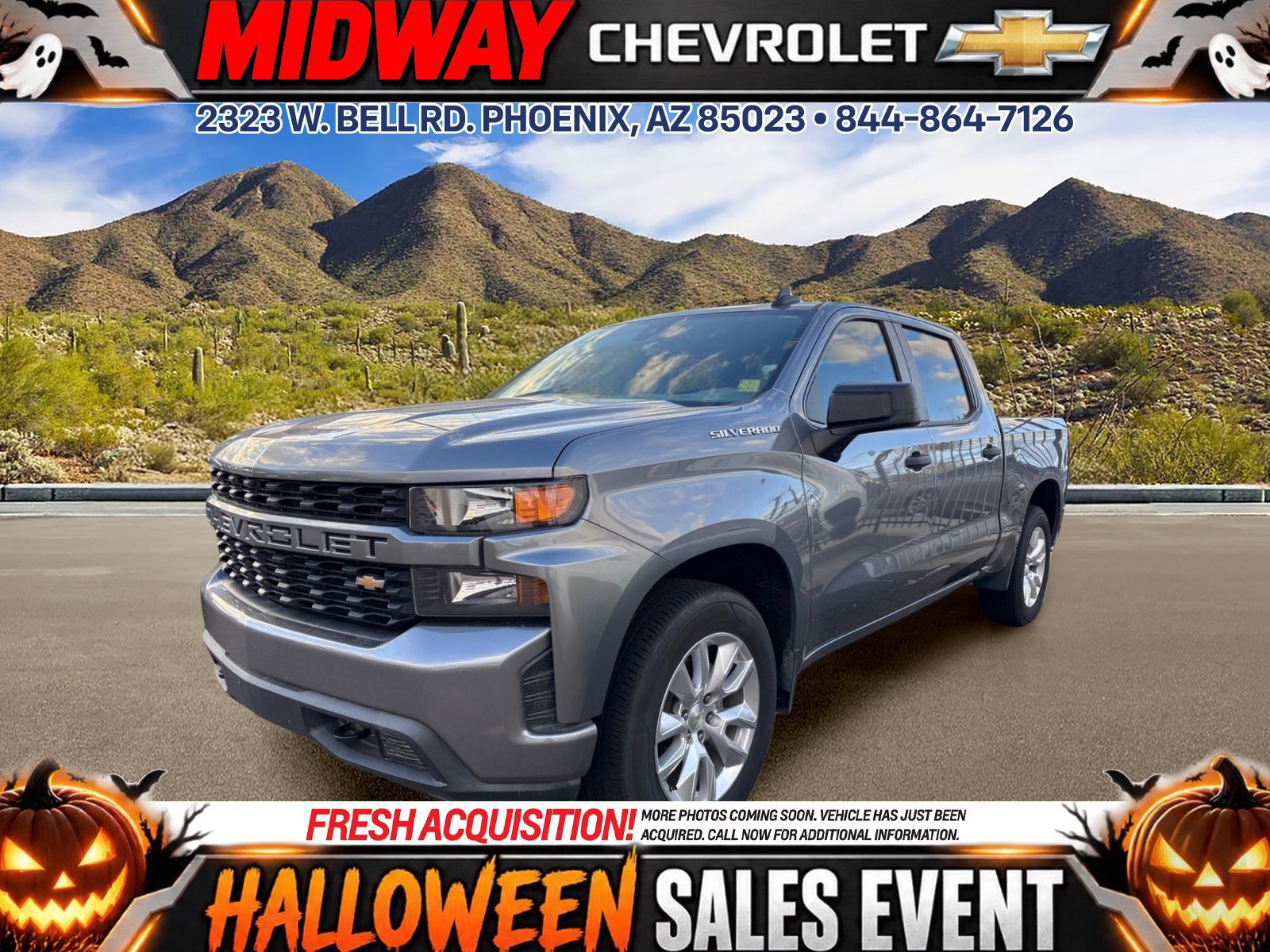 Used 2021 Chevrolet Silverado 1500 Custom w/ Safety Confidence Package RWD image 1